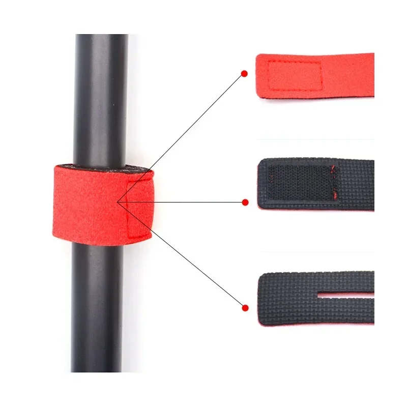 Fishing Rod Strap Holder Paste Buckle Straps High Elastic Belt Rod Fastener Ties Tackle Elastic Wrap Band Fishing Accessories