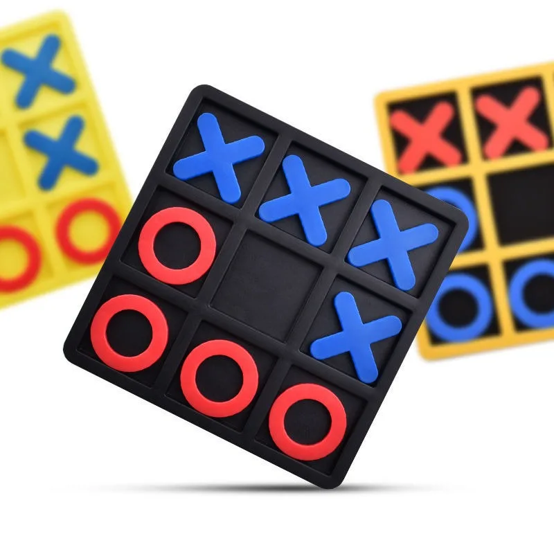 OX Tic tac toe Chess Family Interactive Leisure Cognitive Learning Strategy Game Chess Development Intelligent Educational Toy