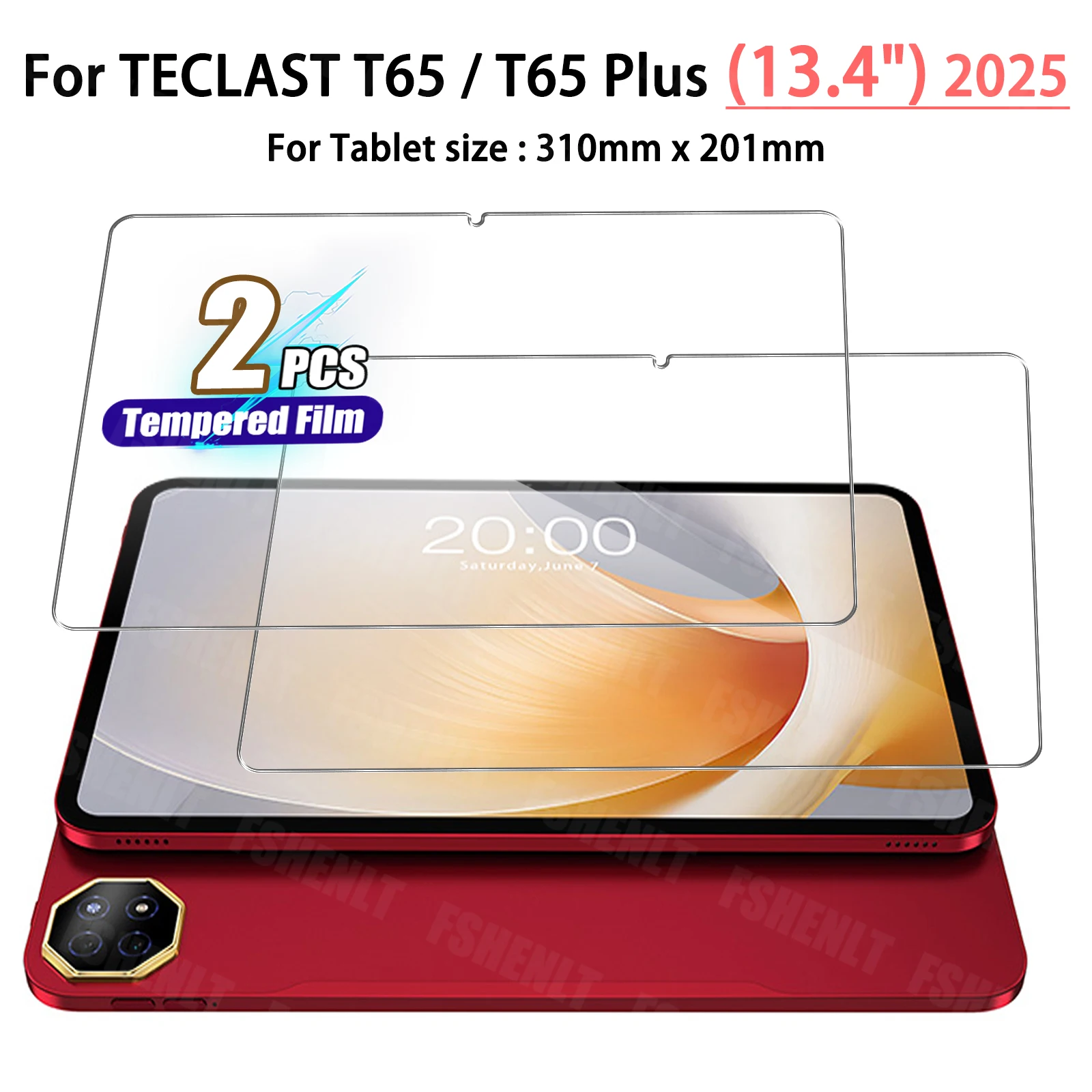 HD Clear 9H Tempered Glass Screen Protector with 2.5D Radian Edge
