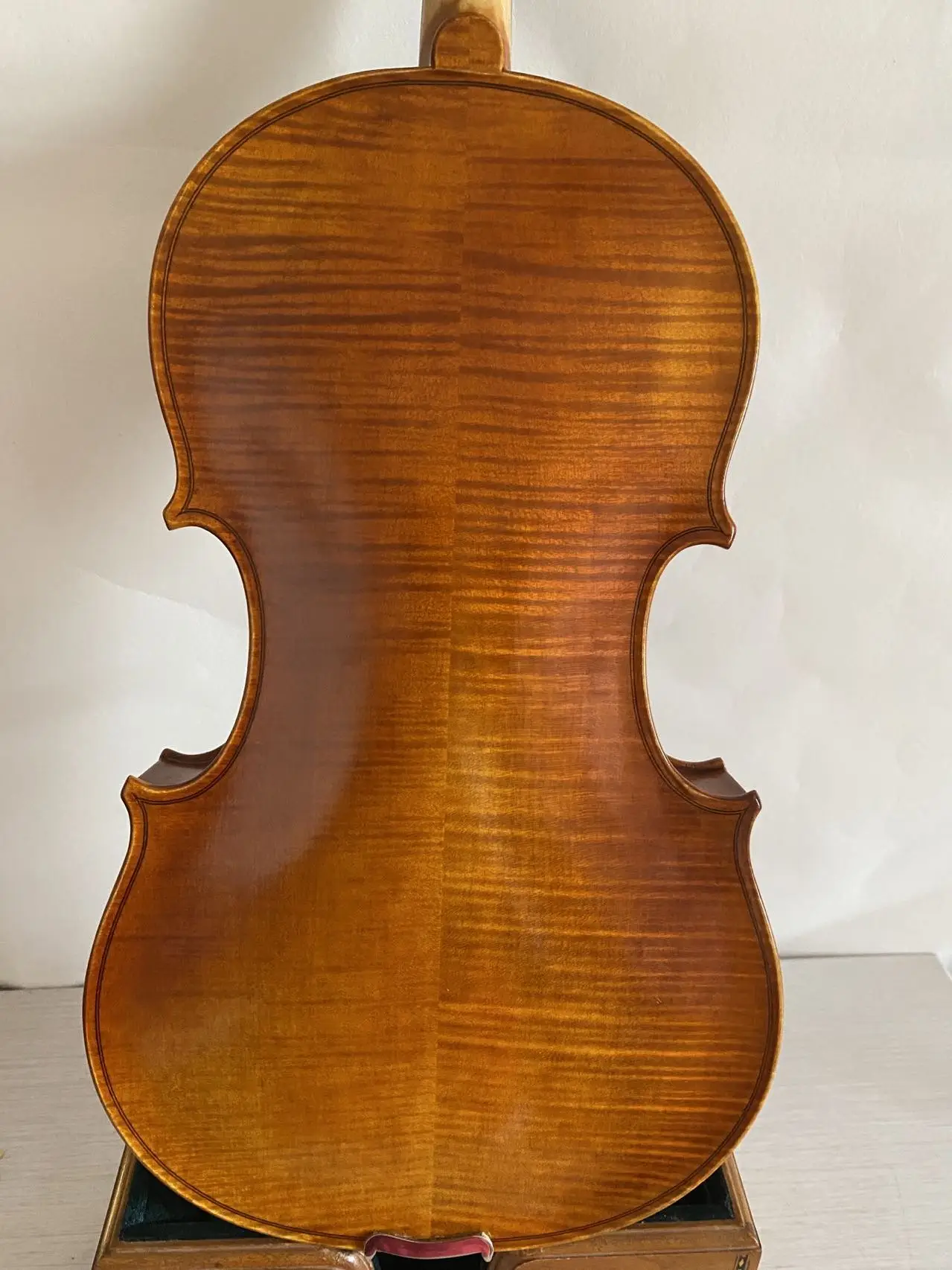 Description Picture 6 of item395mm 15.5" viola full hand made instrument old spruce top maple back viola