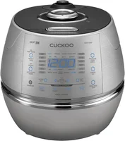 Heating Rice Pressure Cooker 10 Cup Full Stainless Steel Interior with Non-Stick Coating-3-Language Voice Nav 1
