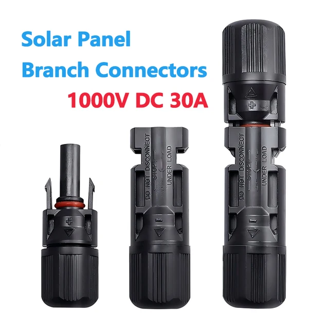 Kit de connecteurs solaires 1000V DC 30A, connecteurs étanches pour câble photovoltaïque PV 2.5/4/6 mm2, livraison gratuite 1
