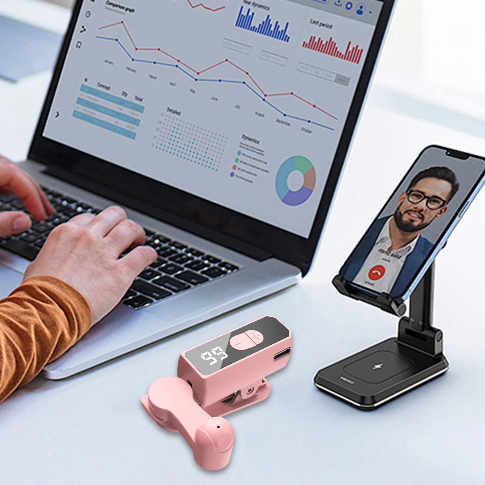 스마트폰 화면 태퍼용 빠른 클릭 시뮬레이션 손가락 연속 클릭, 게임 라이브 방송 좋아요 보상 작업용