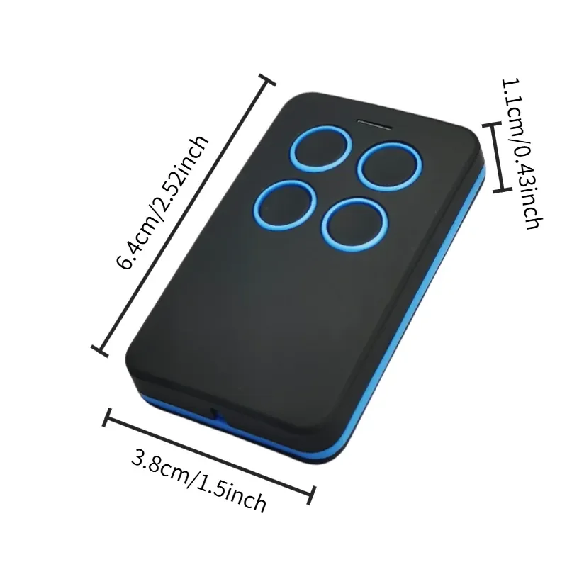 다중 주파수 차고 문 원격 제어 복사기 280MHz-868MHz 4-IN-1 RF 복사 코드 전자 게이트 제어 오프너