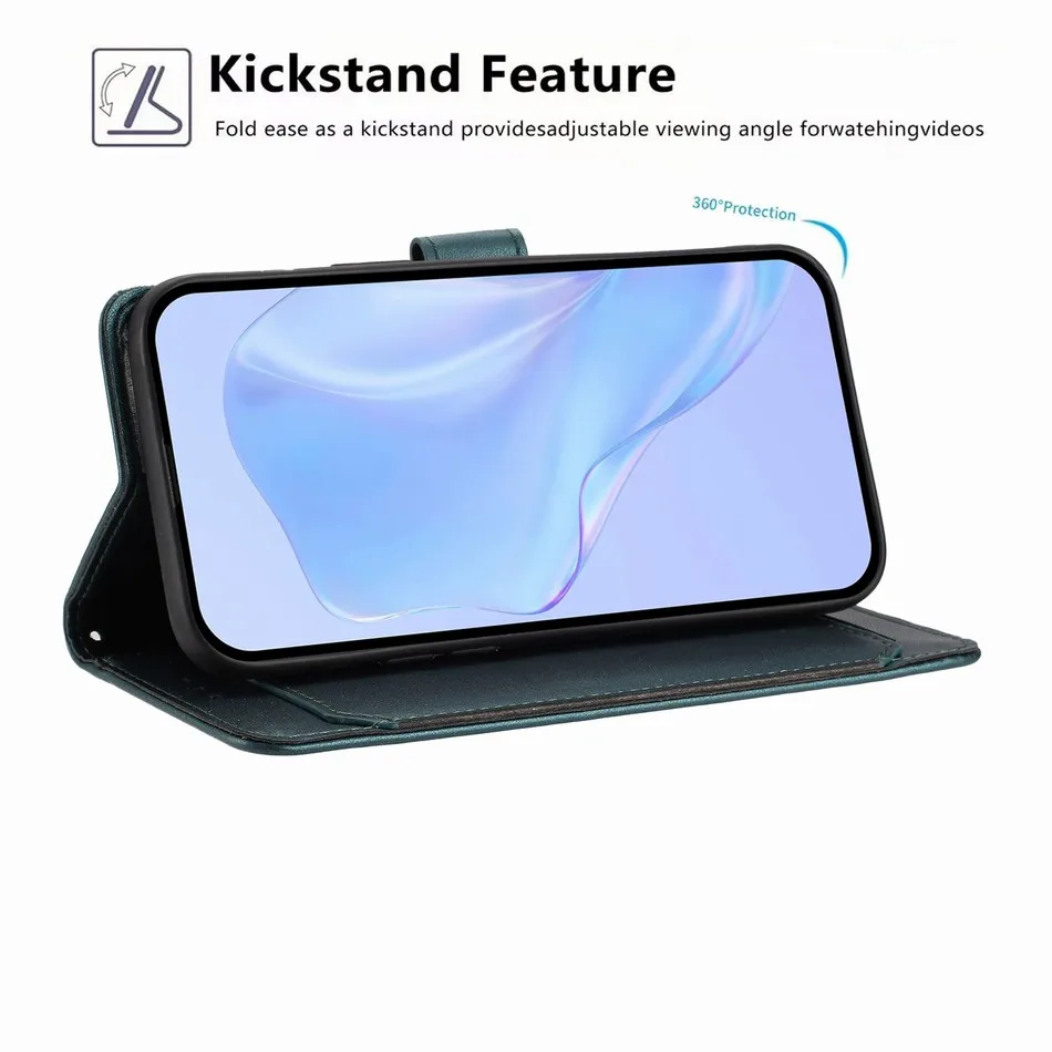 Multi-Card Slot Wallet Protective Phone Case