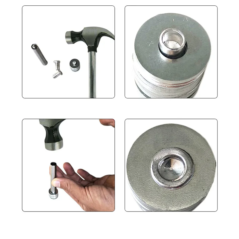 Imprensa Manual, Batendo, Crimpagem, Flanging, Rebitador, M2, M2.5, M3, M4, M5, M6, M8, M10
