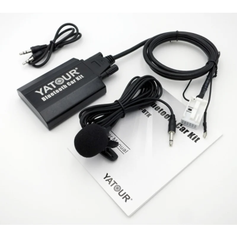 Yatour kit bluetooth estéreo do carro para 12pin vw beetle passat audi