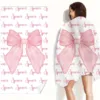 Personalized Big Bow Name Beach Towels For Kids Girls Trip Customize Pool Party Bath Towel With Name Graduation Birthday Gift 3