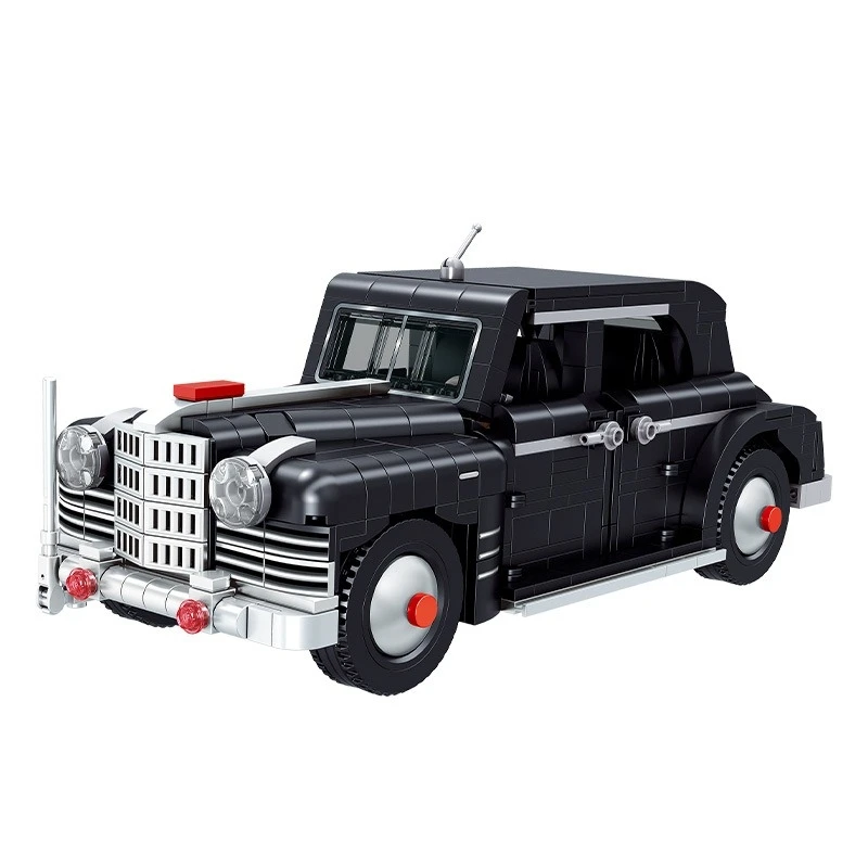 New Antiproiettile Vintage Car Avant 4 Cilindri Engine Building Blocks Mattoni Kit Per Auto Giocattolo Educativo Per Bambini Regali Di Natale Adulti