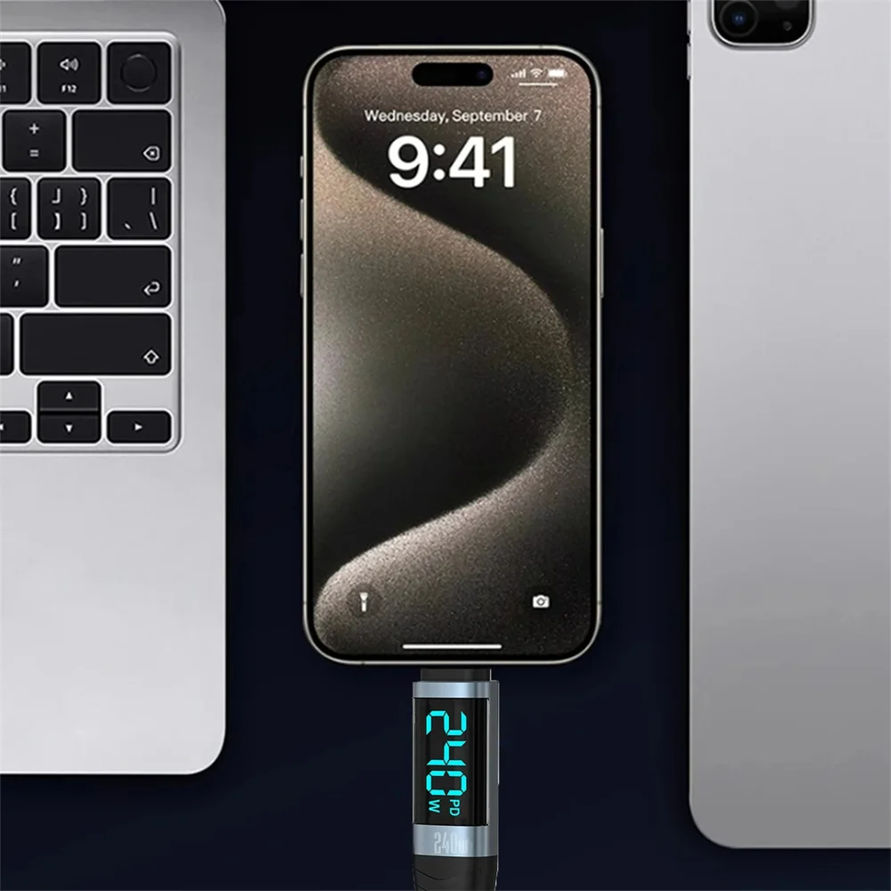 USB C To Type-C Cables 240W 5A Quick Charging Wire 480Mbp/s High-speed Data Transfer Data Line for Universal USB Charge Cables