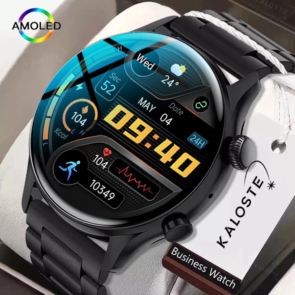 2022 NFC Bluetooth Call Smartwatch Men AMOLED Always display Sports