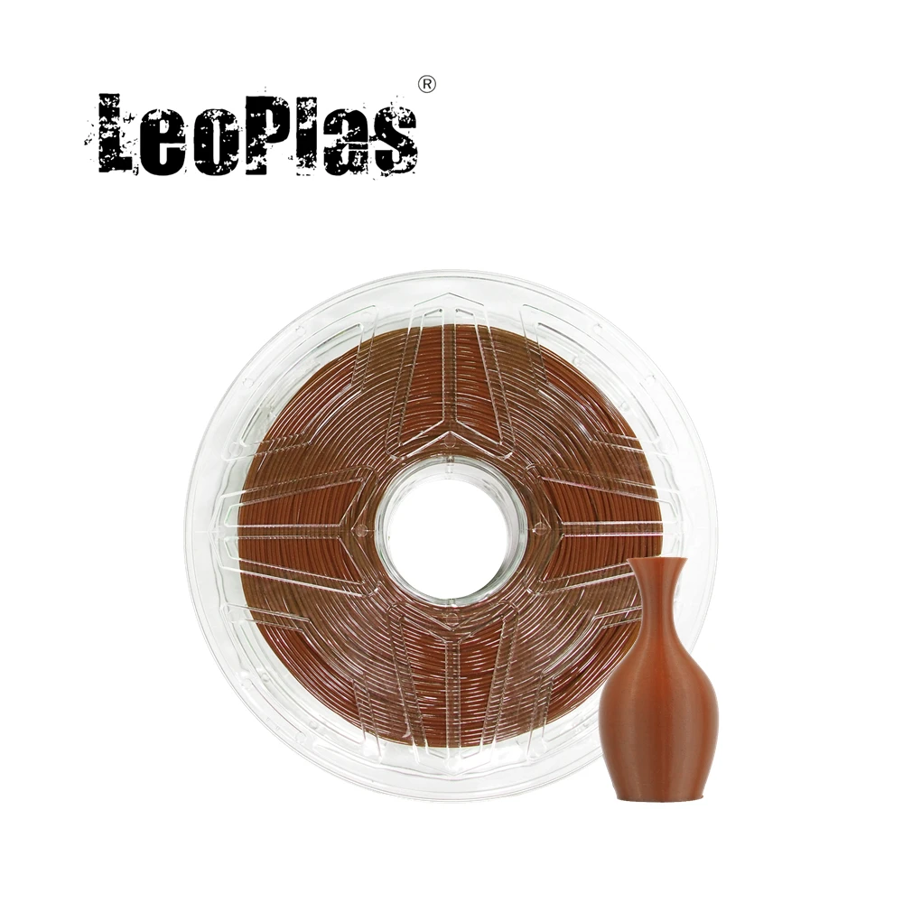 

LeoPlas Brown TPU Filament Flexible 1.75mm 1kg 95A Shore Hardness For FDM 3D Printer Consumables Printing Supplies