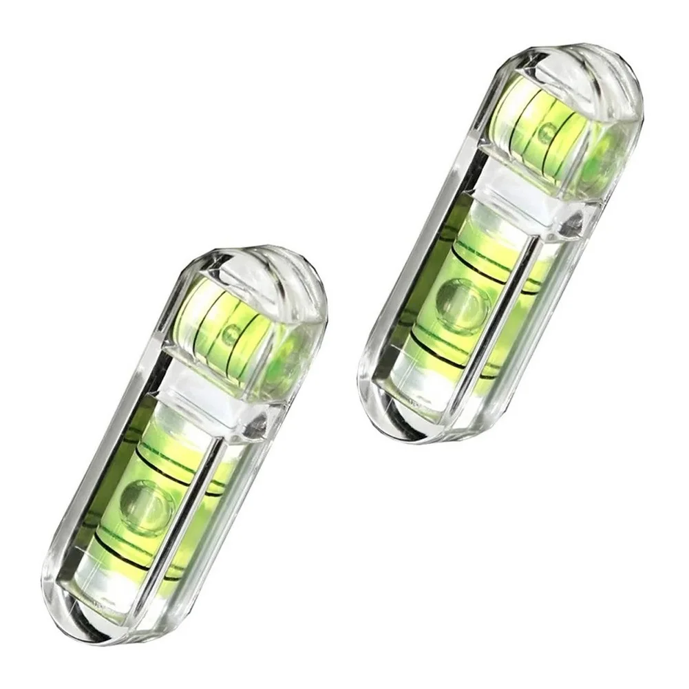Bubble Leveler Spirit Level Portable Spirit Level 29x9x7mm 2pcs
