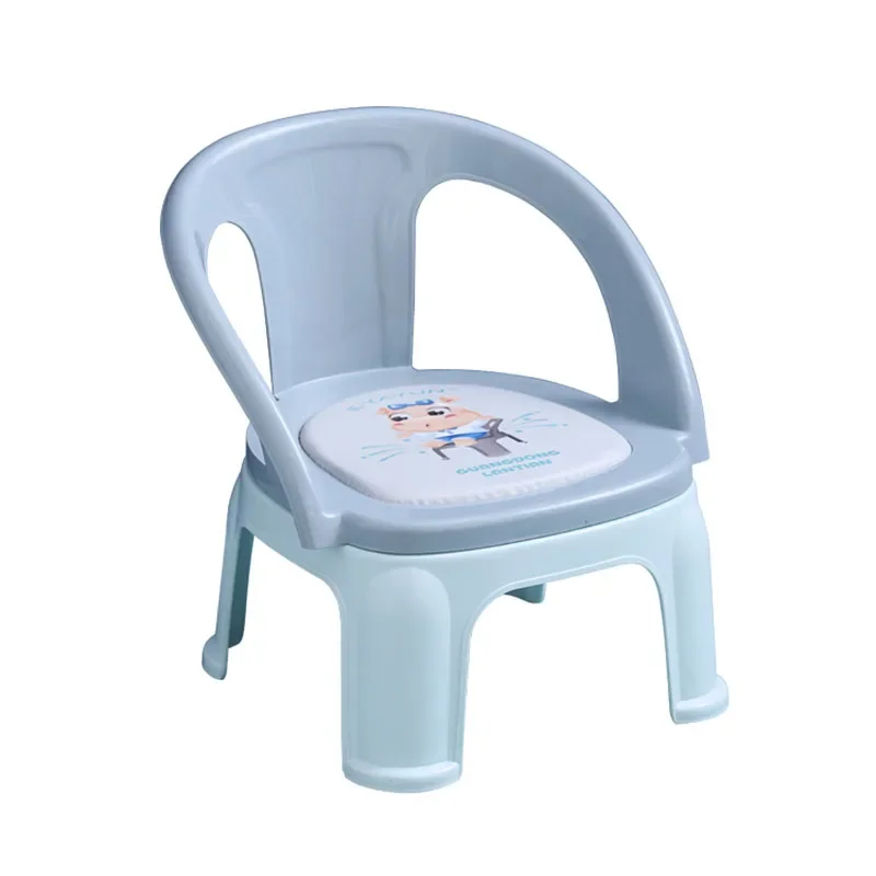 Chair School Furniture Small Child Plastic Chairs Kindergarten Baby Study Safety Seats Designer Chaise Enfant Car Armchair LT