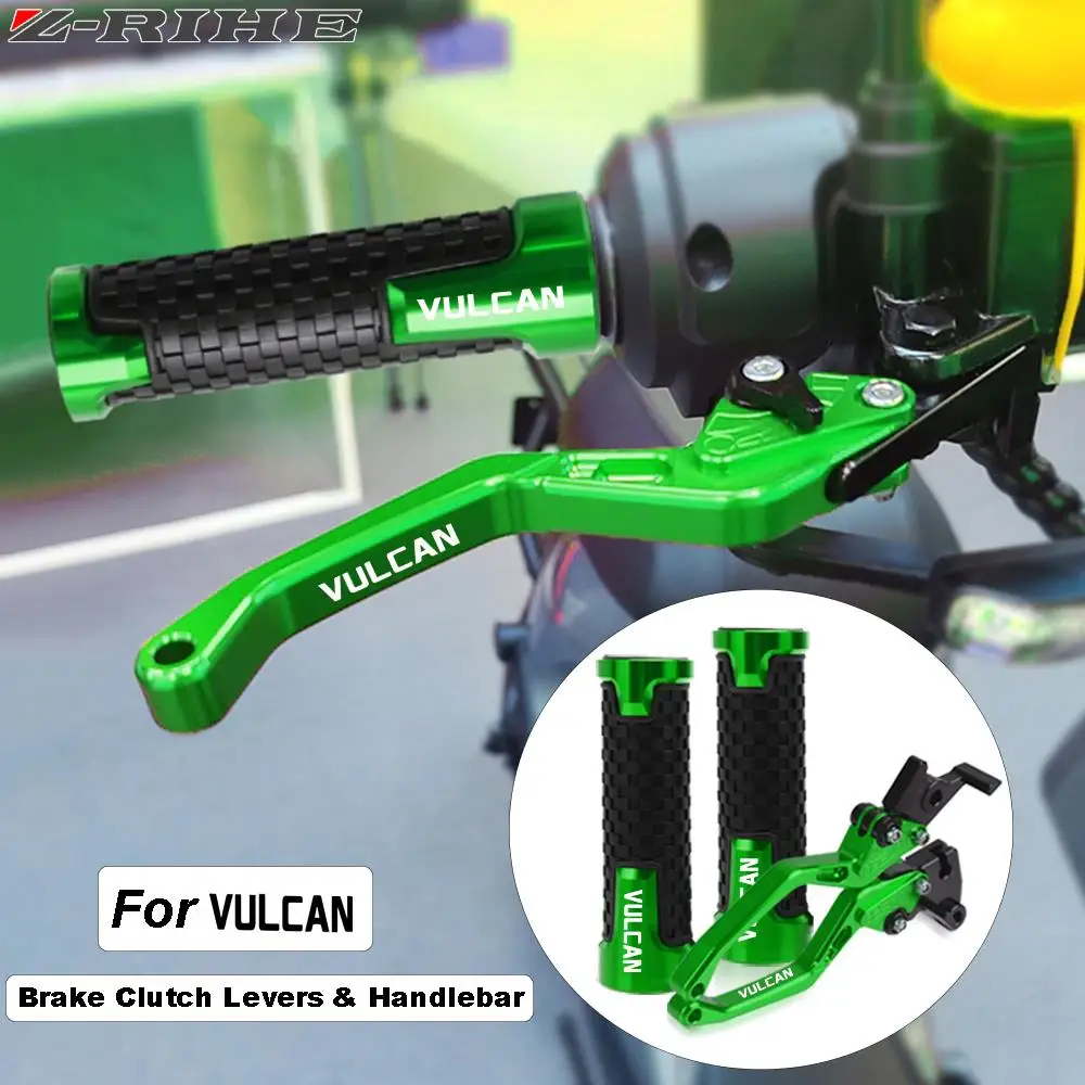 

Короткие рычаги тормоза и сцепления для мотоцикла, ручки руля, ручки, рукоятки для KAWASAKI VULCAN S650cc 2015 2016 2017 2018 2019 2020