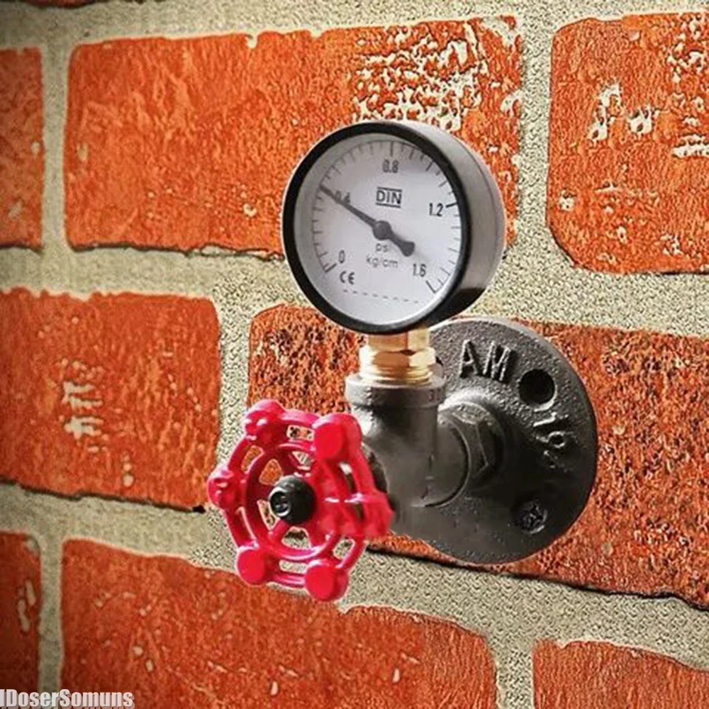 

Living Room Wall Hanging Retro Bar Pipe Clothes Hooks Kitchen Hooks Decoration Robe Rack Key Hook Industrial Style Metal Water