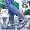 Cubiertas impermeables Para Botas De Lluvia, Cubierta antideslizante Para Zapatos, De Silicona, XXL