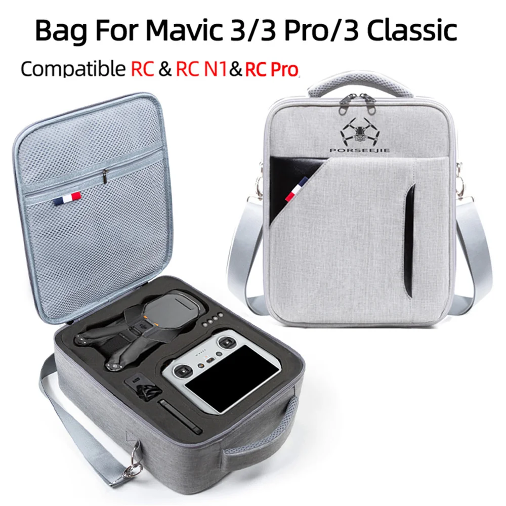 

Carrying Bag For DJI Mavic 3/Classic/Pro Storage Case Hand Shoulder Strap Cover RC/Pro/N1 Remote Portable Box Drone Accessories