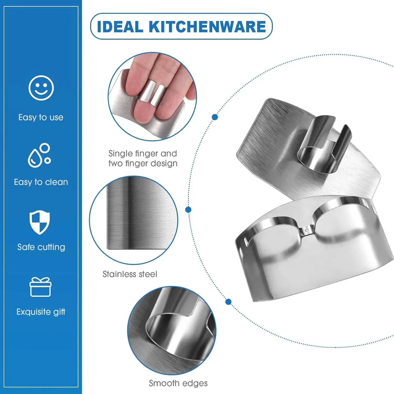 Finger Guard Adjustable Finger Guard Meat Vegetable Cutting Shield