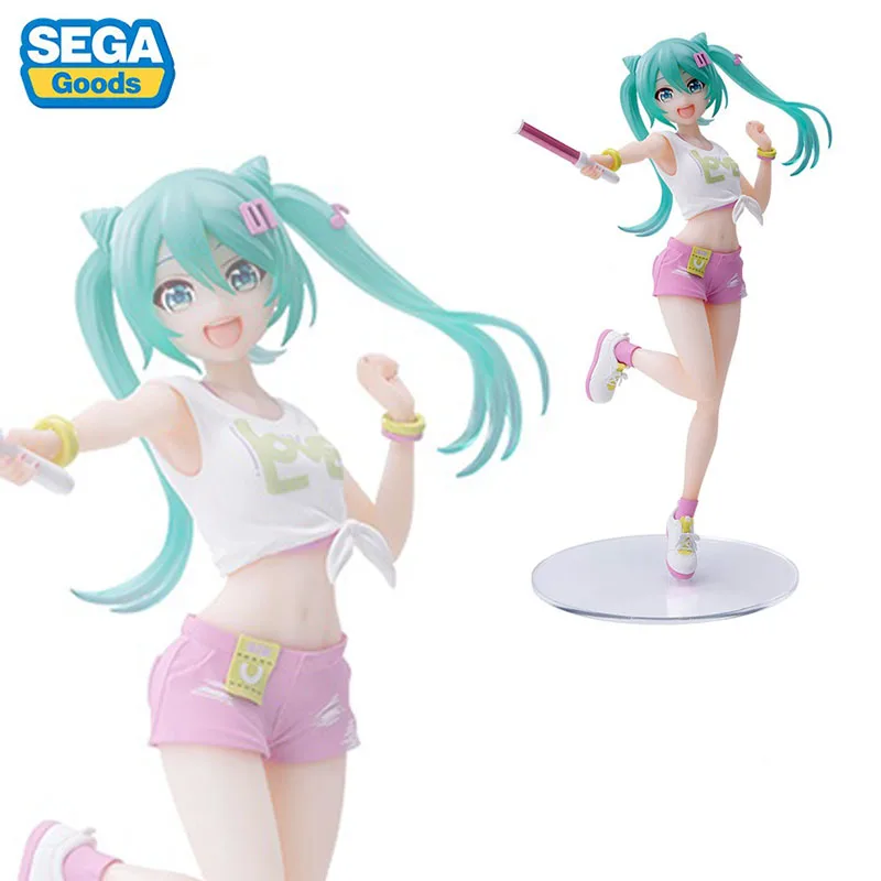 

In Stock Sega Hatsune Miku Original Anime Figure Model Doll Action Figures Collection New Toys for Boy Birthday Gifts Cartoon CE