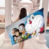 Cute D-Doraemons Cartoon Microfiber Blanket Quick Drying Beach Towels Oversized Printing Super Absorbent Pool Towel Blanket 6