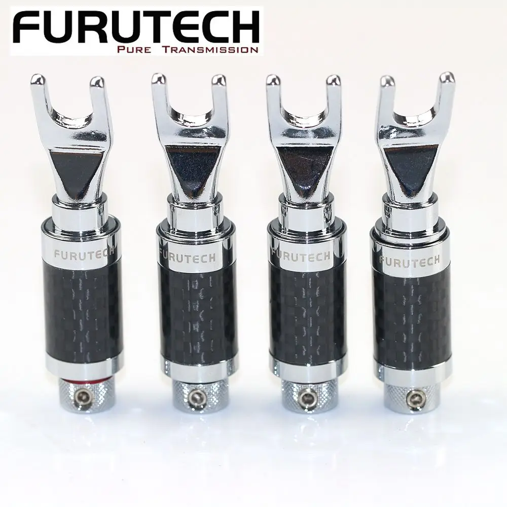 de carbono Banana Y Plug, U-Plug, alto-falante, CF-201(R)