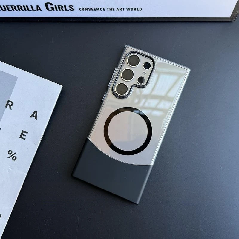 حافظة هاتف رفيعة للغاية 2 في 1 MagSafe لهاتف Galax...