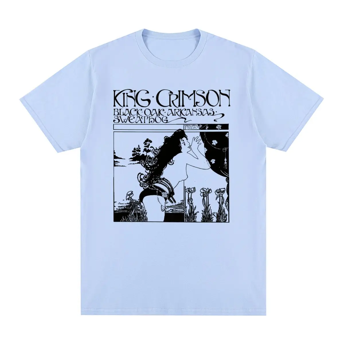 KING CRIMSON Tシャツ King Crimson Vintage T-shirt Rock Band Music Summer Casual
