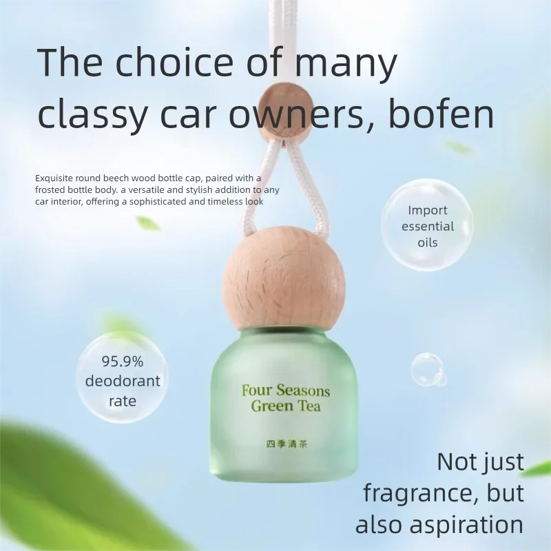 Beech Wood Car Air Freshener Hanging Ornament Vent Diffuser
