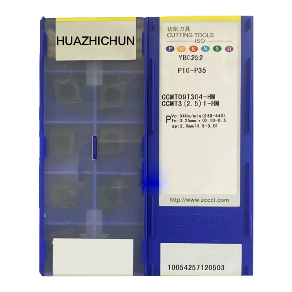 

HUAZHICHUN CCMT09T304-HM YBC252 карбидные вставки