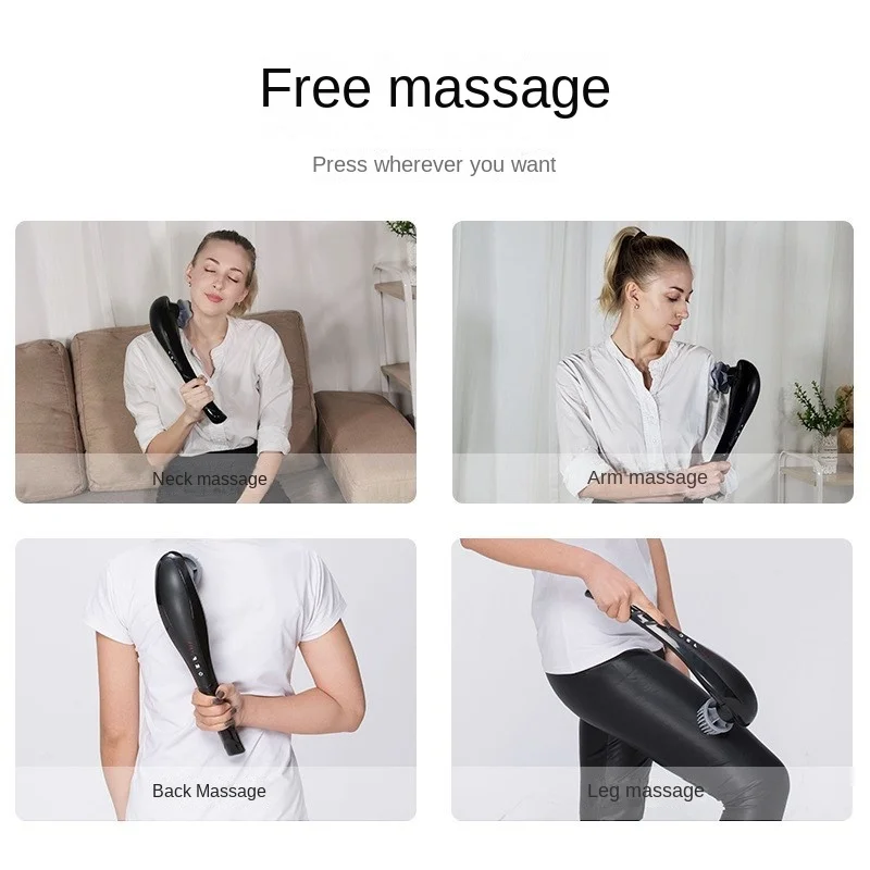 Wireless Back Massage Stick Infrared Heating Meridian Neck Shoulder Massager  Relieve Fatigue Body Muscle Relax for Elderly Adult - AliExpress