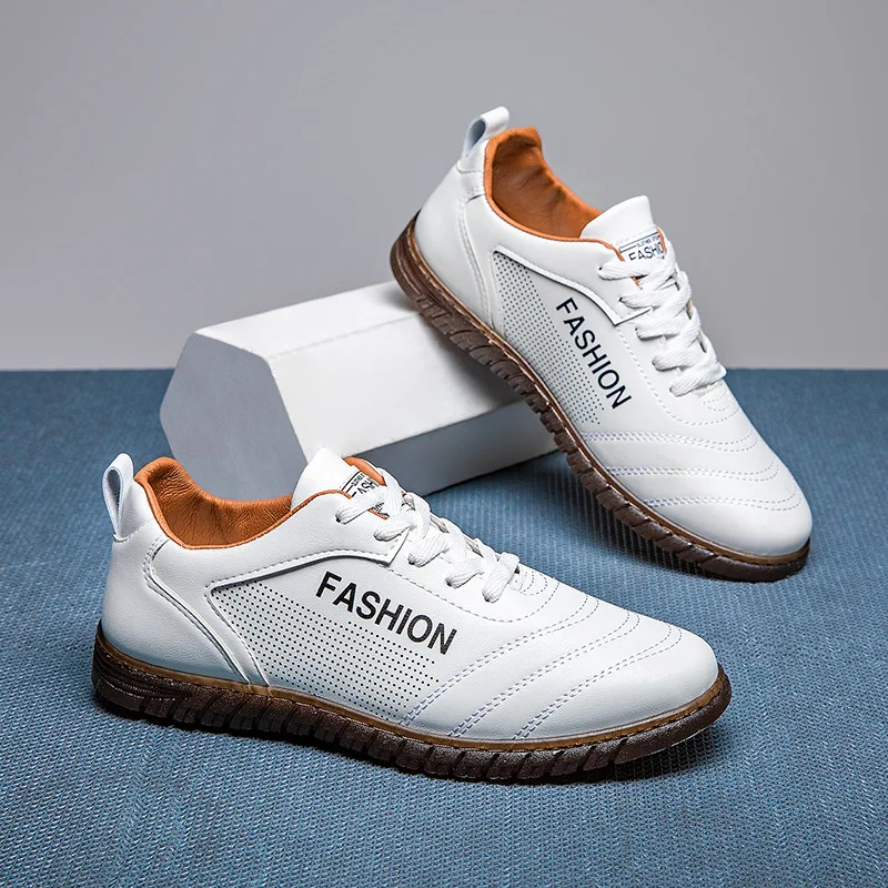 

Fashion Mens Casual Shoes New Spring Men's Sneakers Comfortable Wear-resistant Outdoor Sports Leather Shoes Zapatillas De Hombre