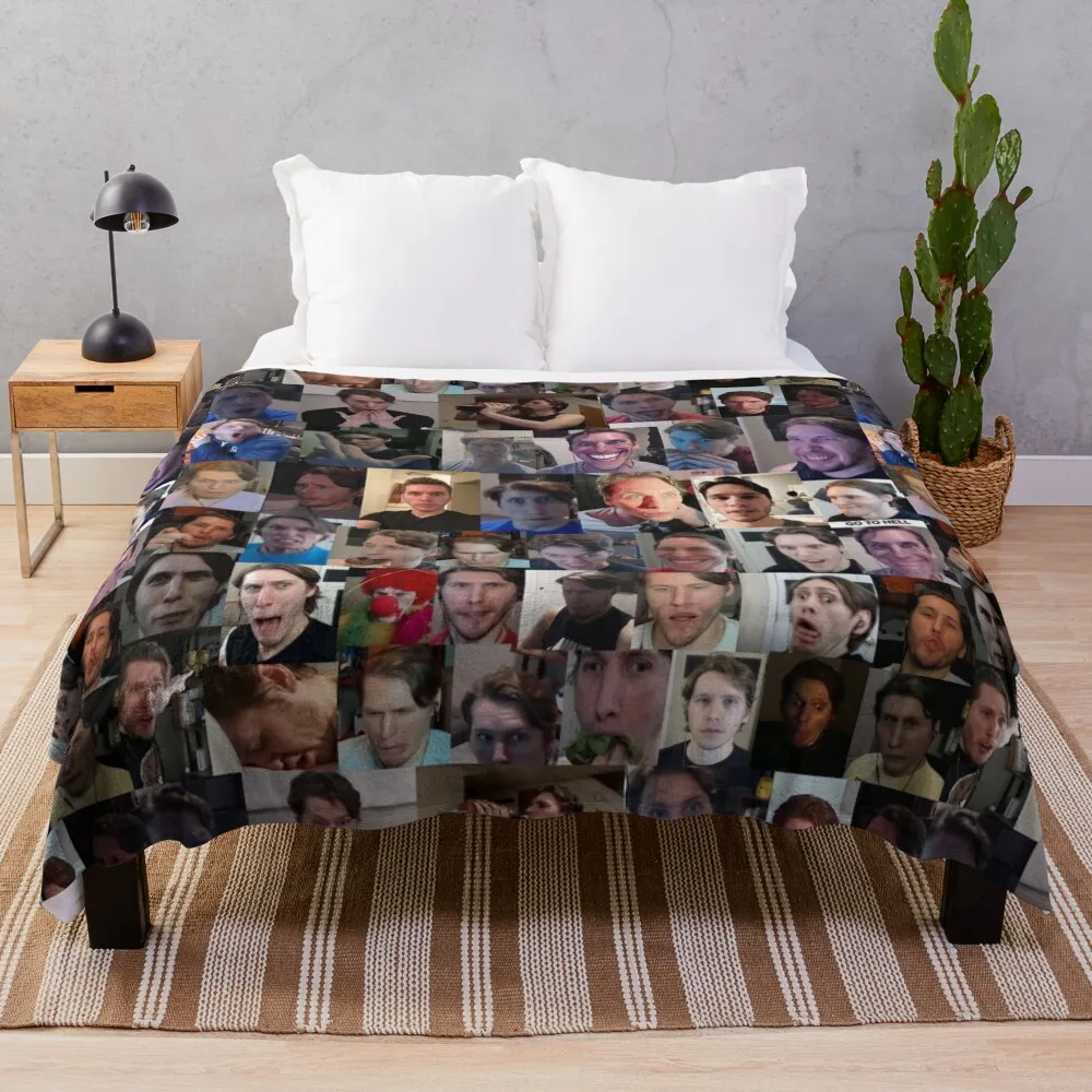 

Jerma Collage Throw Blanket Nap Blanket Blankets For Baby Moving Blanket