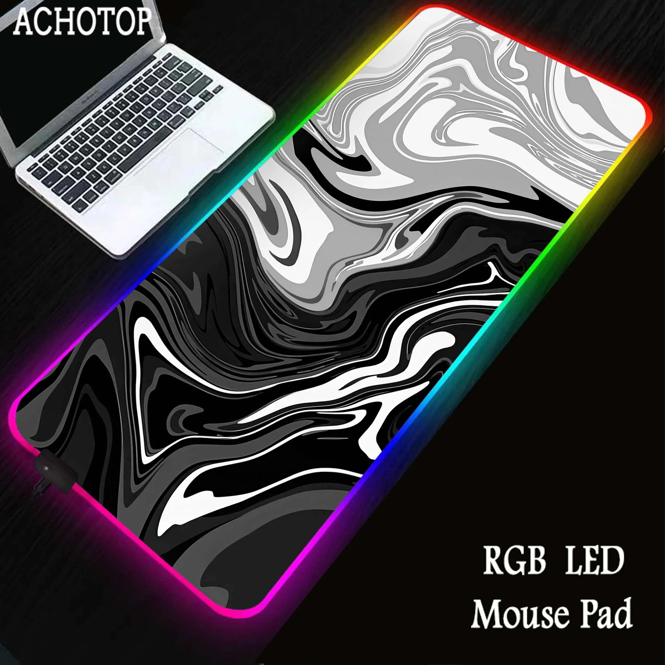 

Strata Liquid RGB Gaming Mousepad Gamer Mousemat Rubber Mouse Mat Desk Pad XXXL Mouse Pad LED Keyboard Mat Pc Tapis de Souris