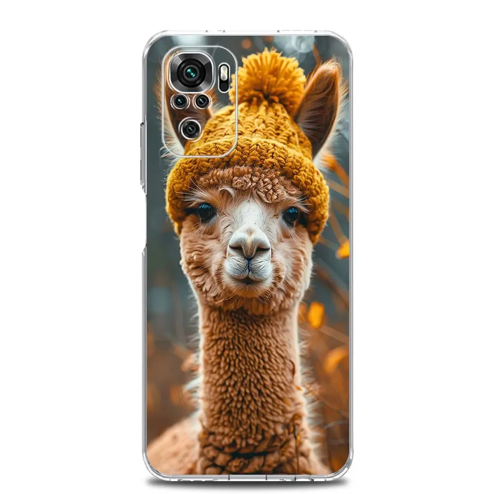 Clear Kawaii Alpaca Lovely Phone Case Cover