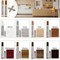 6/8/10Pcs Wooden Furniture Repair Pen Touch Up Markers & Crayon Sharpener Set Wood Scratch Restoration Kit Patch Paint Pen 2