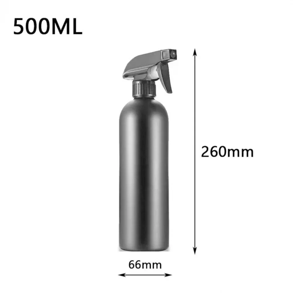 Plastic Bottle Spray Bottle Hairdressing Multifunction Replacement Water Sprayer 500ML Black For Barber Hair Salon