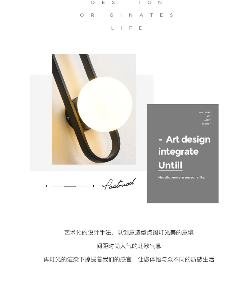 Elegant Design of Wall Light