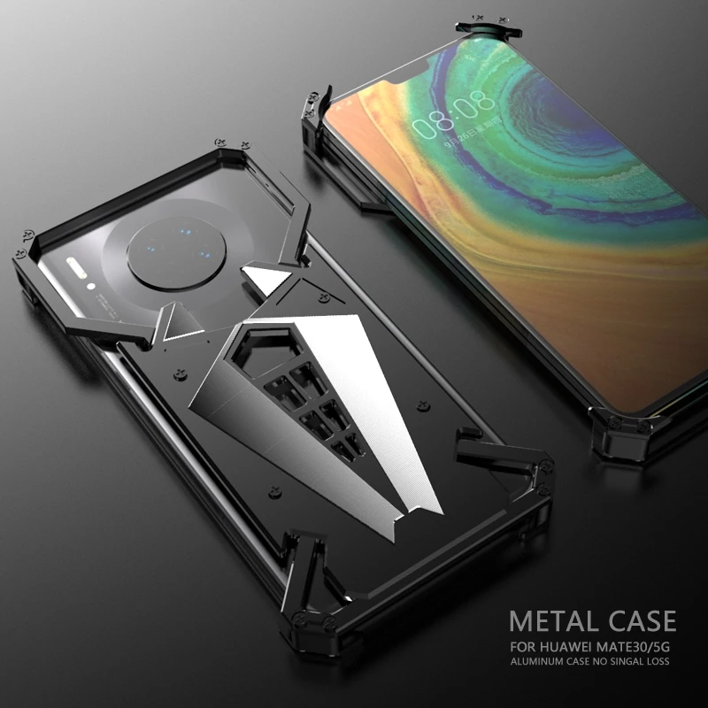 Luxury Shockproof Aluminum Metal Armor Case For Huawei Mate 30 Mate30 Pro Aluminium Bumper Case Metal Frame Cover