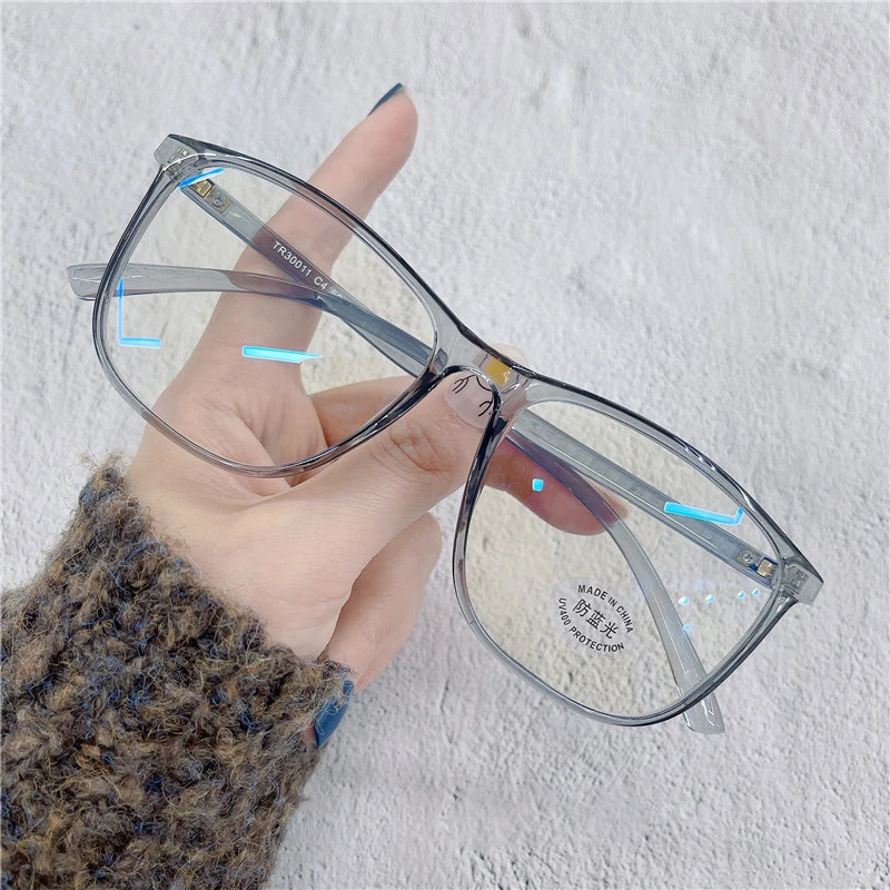 Cubojue 150mm Oversized Reading Glasses Female Men +100 150 200 250 TR90 Eyeglasses Frame Women Male Spectacles for Prescription 5