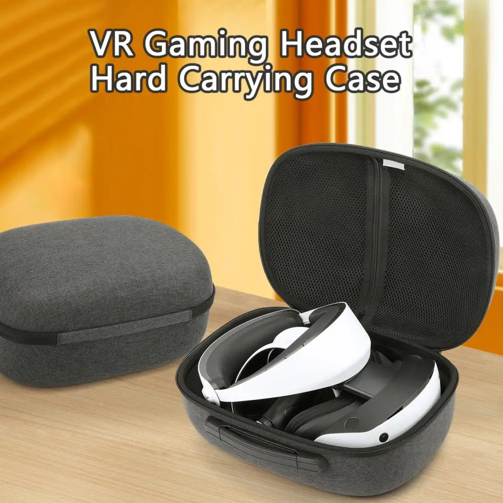 

VR Headset Carrying Case Useful Shockproof Anti-compression Soft Lining VR Headset Storage Bag Container