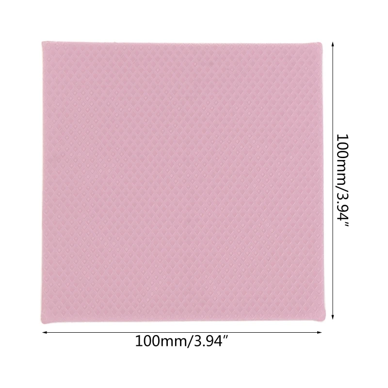 노트북 방열판/GPU/CPU/LED Co용 100x100mm 실리콘 열 패드용 652F 17.3