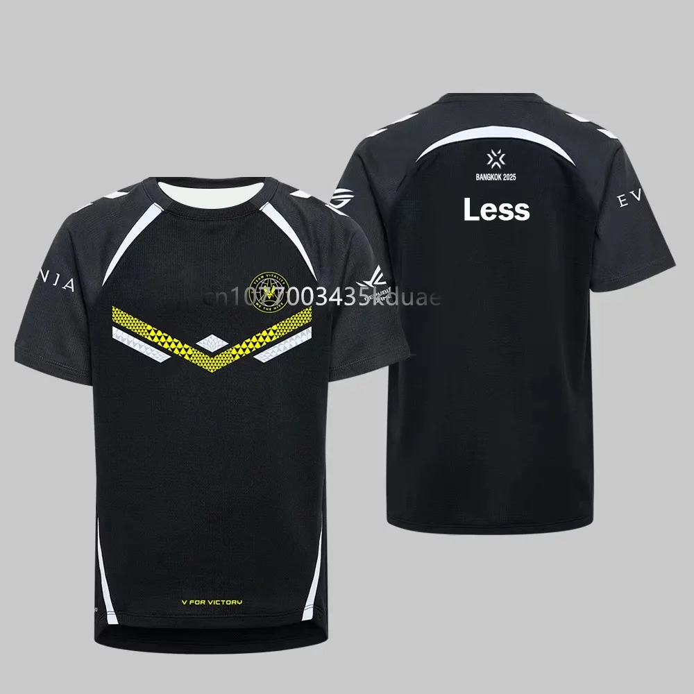 CS2 Esports Team Vitality New Jersey Major Training Uniform Gamer Fans T Shirts Street Oversized Tops Quick-drying Tops
