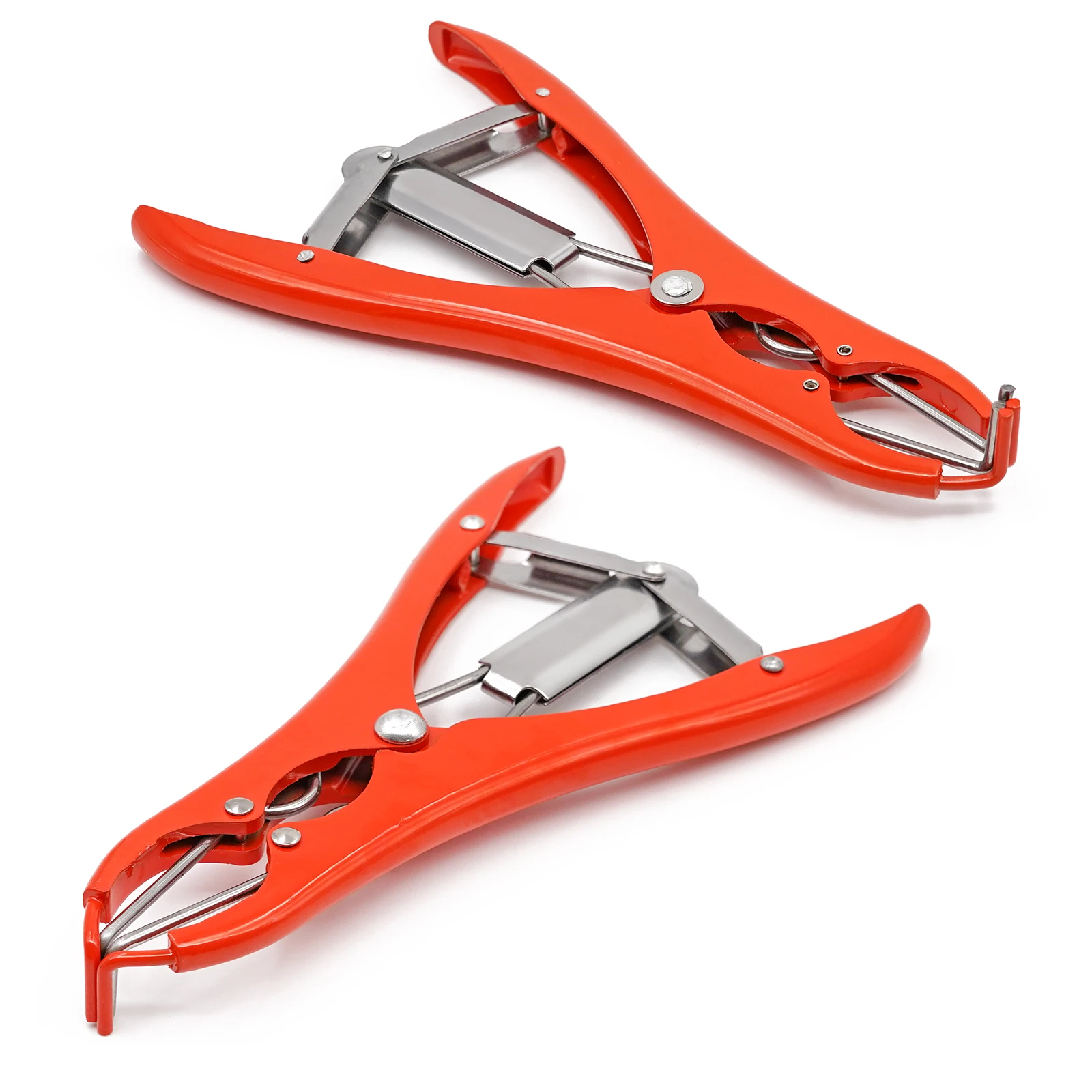 Livestock Pig Goat Castration Forceps Expansion Clamp Elasticity Rubber Castration Rings Farm Animal Bloodless Broken Tail Plier 6