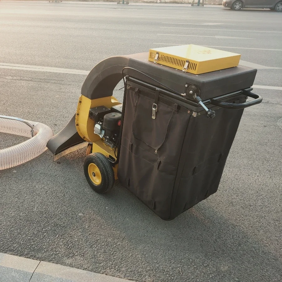 Self propelled leaf collector gasoline leaf sucking machine greening lawn sundries leaf suction machine 5