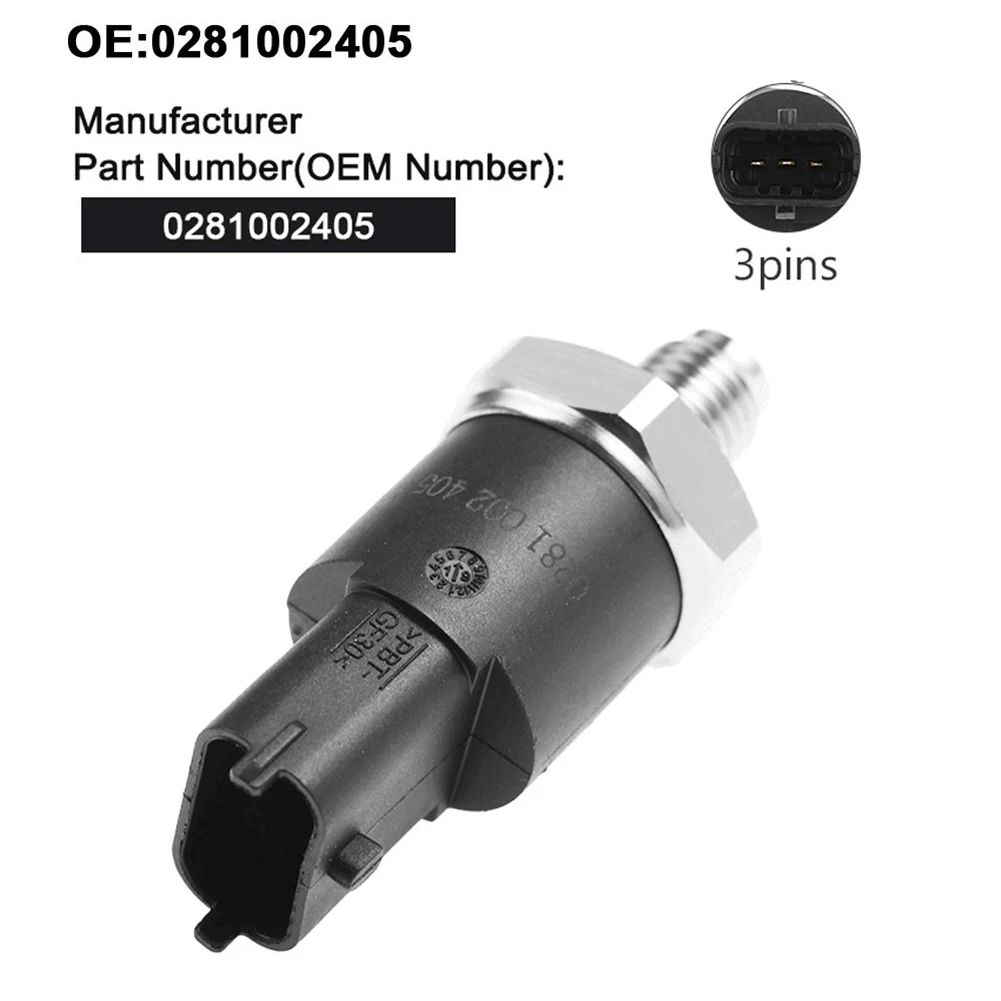 

FUEL RAIL PRESSURE SENSOR FOR LAND For ROVER For FREELANDER 2.0 TD4 For RANGE For ROVER 3.0 TD6 0281002405 Car Accessories