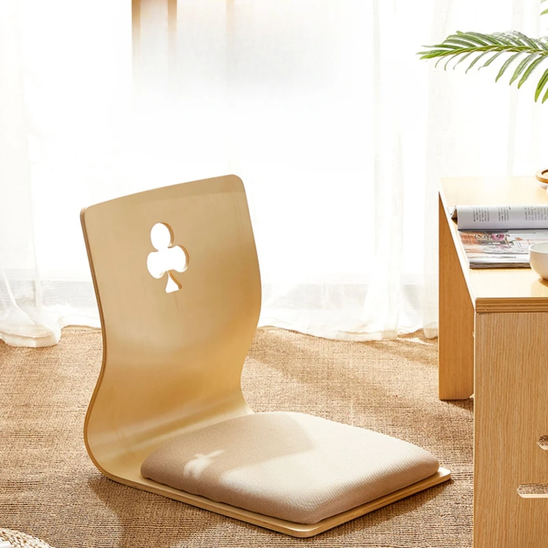 Tatami Chair Traditional Japanese and Korean Zaisu Seating Legless Tatami Floor Chair Asian Living Room Furniture Authentic Ambiance