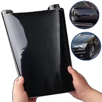 Fresh Vinyl Film Glossy Black Piano Finish Vinyl Stickers Matte Finish Bubble-free Decorative Window Mirror Car Bicycle Laptop 6