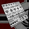 1/100 1/144  Special Water Sticker Logo Record Grade Symbol Leak Spray Plate AJ0076 1