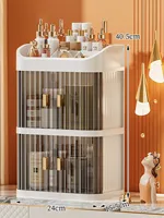 Light Luxury Cosmetic Organizer Multi-layer Dust-proof Transparent Storage Drawer Type Jewelry Makeup Plastic Box Organizer 1